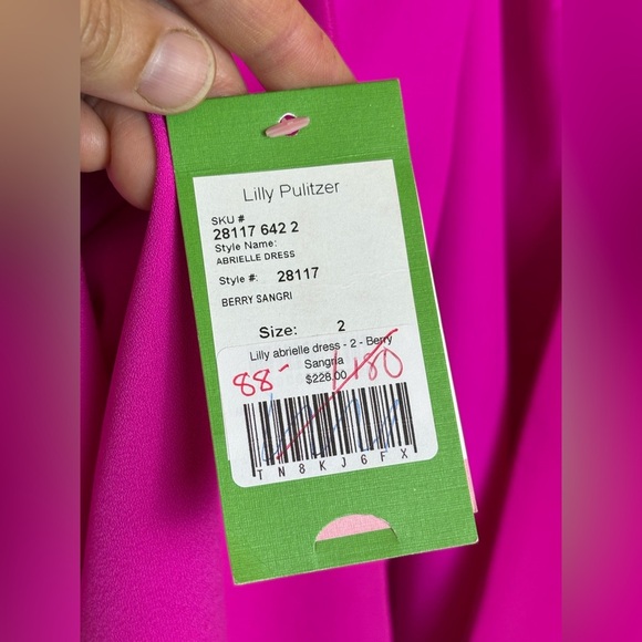 Size 2 Lilly Pulitzer Abrielle Cold Shoulder Mini Dress - Picture 6 of 13